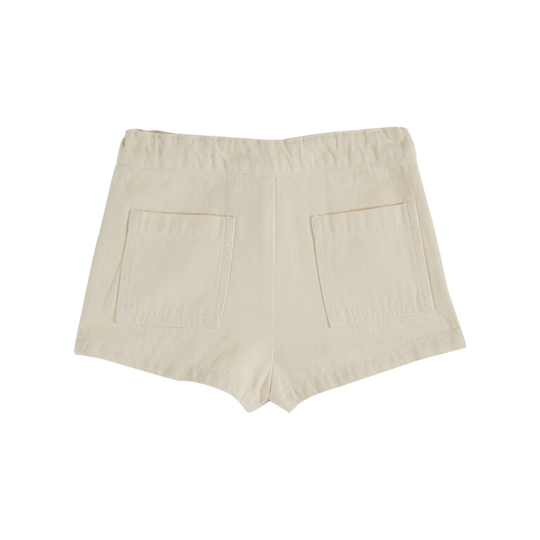 EMILE & IDA Short Poches Fleurs Uni | Chantilly