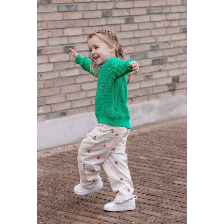 The New The New trui kind Jiva Knit Pullover (groen)