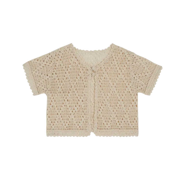 EMILE & IDA Handmade Crochet Cardigan | Chantilly