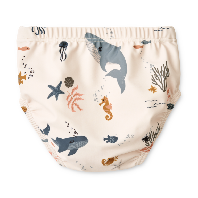 LIEWOOD Zwembroek Liewood | Anthony baby swim pants Sea Creature Sandy