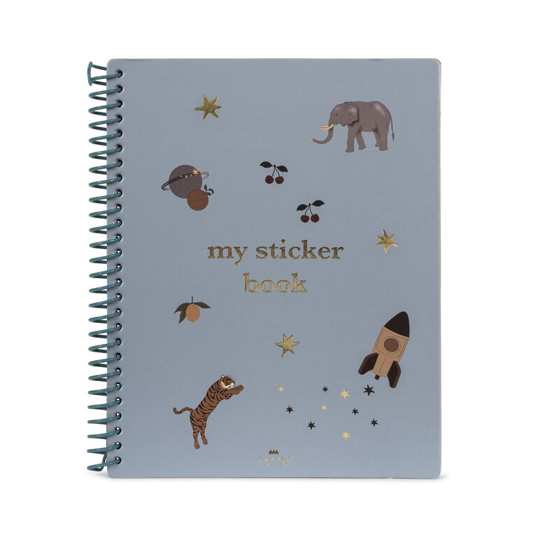 Konges Sløjd Konges Sløjd stickerboek kind My Sticker Book FSC Green groen