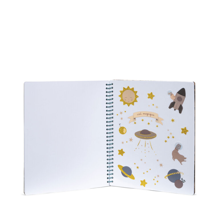 Konges Sløjd Konges Sløjd stickerboek kind My Sticker Book FSC Green groen