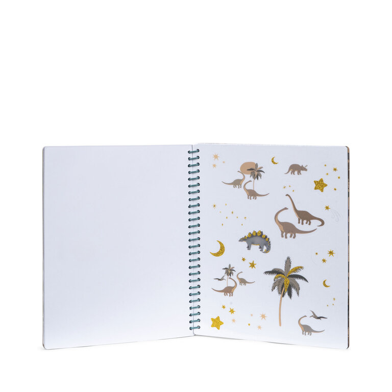 Konges Sløjd Konges Sløjd stickerboek kind My Sticker Book FSC Green groen