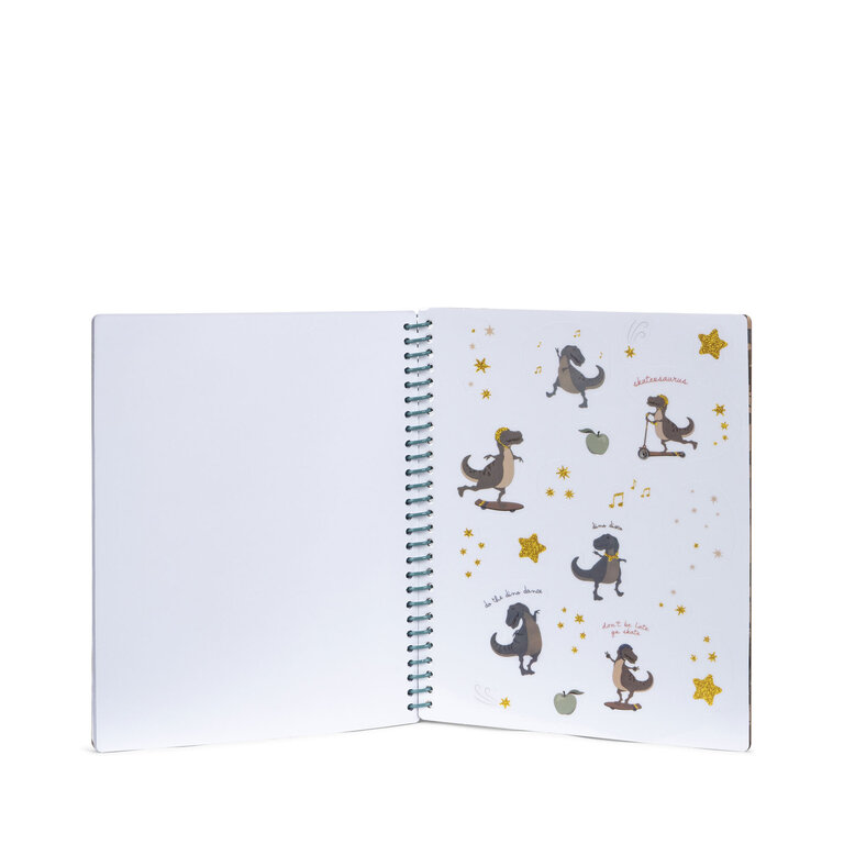 Konges Sløjd Konges Sløjd stickerboek kind My Sticker Book FSC Green groen