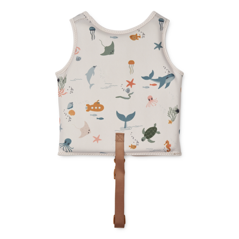 LIEWOOD Dove swim vest | Zwemvest Sea Creature/Sandy