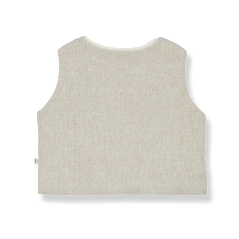 1+ in the family Elias padded vest | Oatmeal