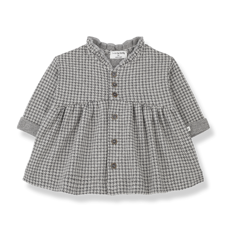 1+ in the family Gemma dress | Grey