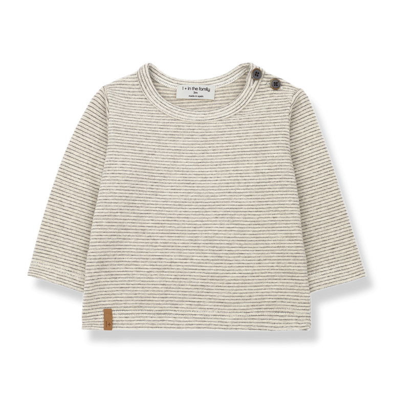 1+ in the family Olau longsleeve t-shirt | Oatmeal