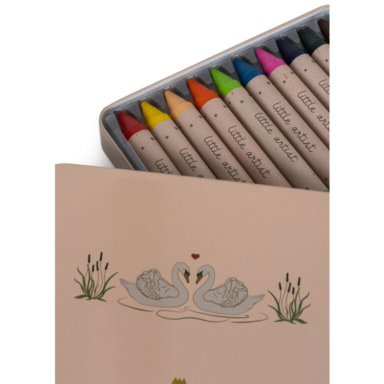 Konges Sløjd MIZUMI bijenwas kleurpotloden kind 10 stuks groot crayons