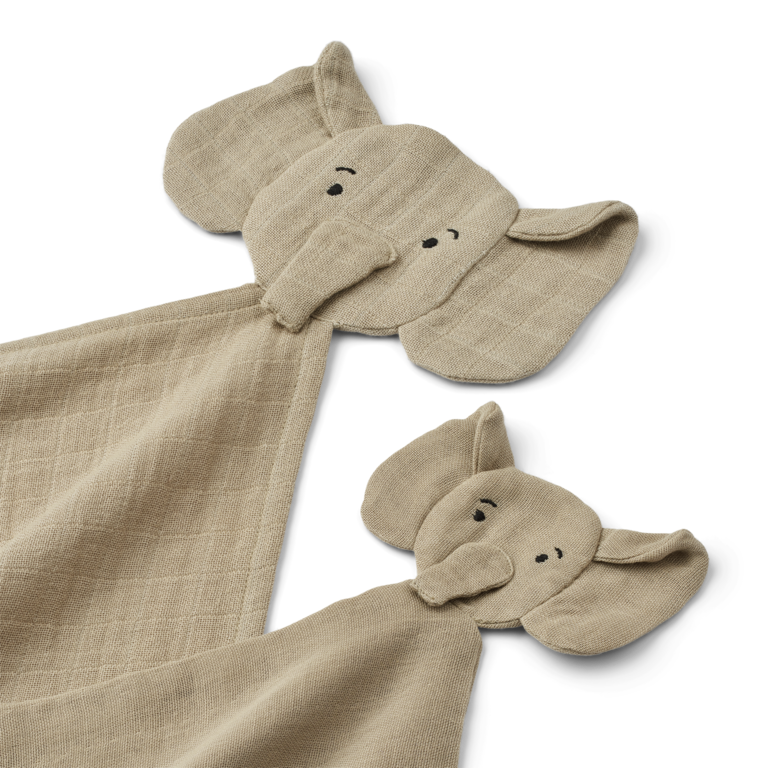 LIEWOOD Alya Elephant Cuddle Cloth Set | Mist