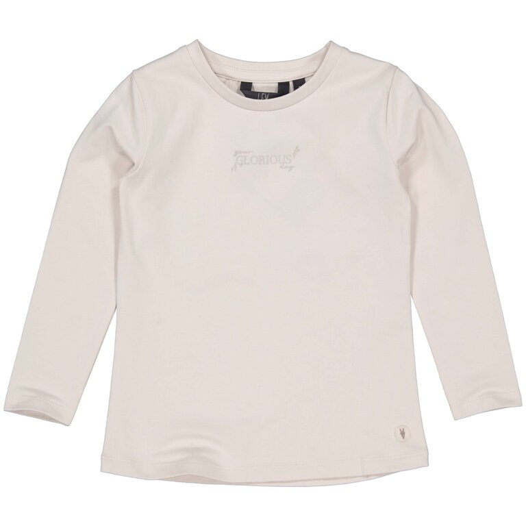 Levv LEVV shirt jongen Petrie longsleeve Soft Grey grijs