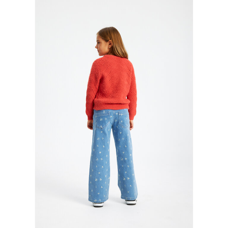 The New The New trui kind Diva Knit Pullover Chrysanthemum (rood)