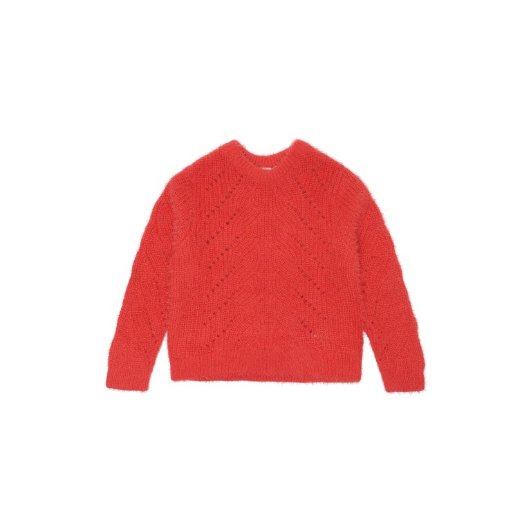 The New The New trui kind Diva Knit Pullover Chrysanthemum (rood)