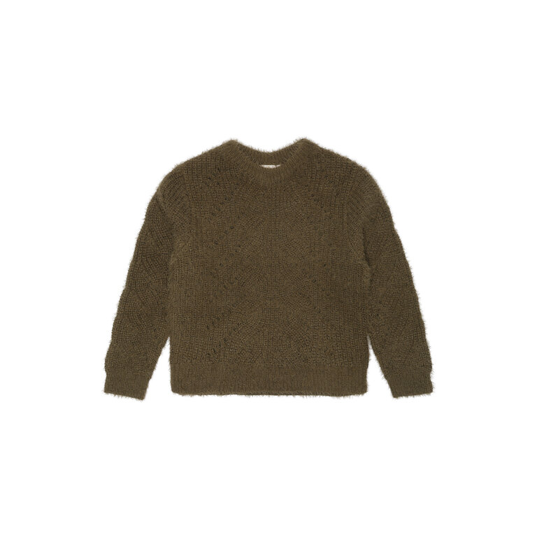 The New The New trui kind Diva Knit Pullover Ivy Green (groen)