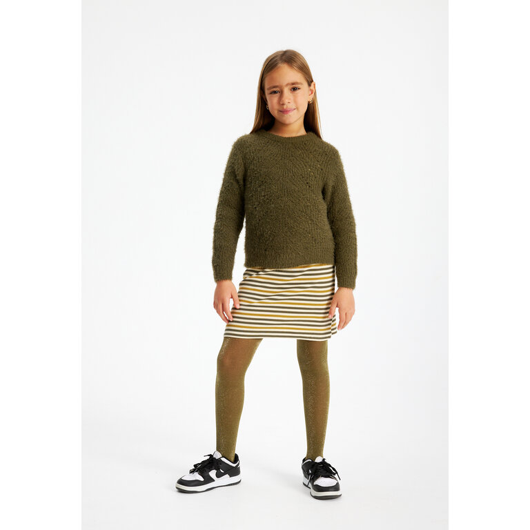 The New The New trui kind Diva Knit Pullover Ivy Green (groen)