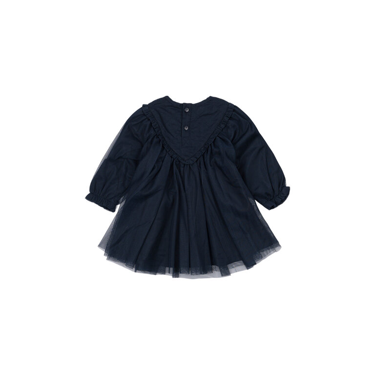 The New Libby Dress | Tule jurk  Blauw | Navy Blazer