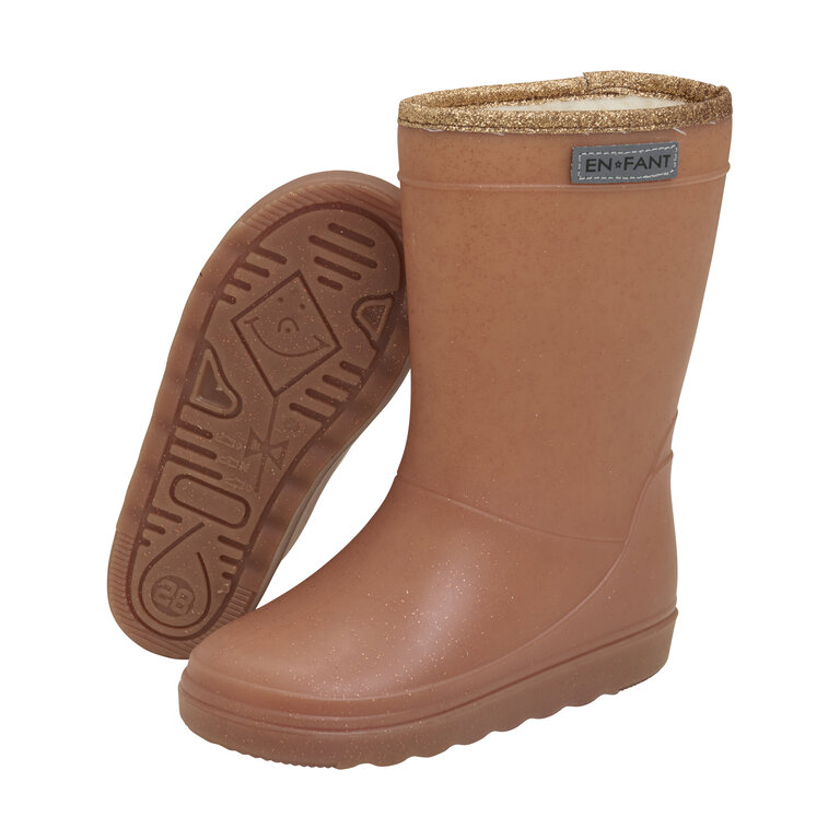 EN FANT EN FANT thermolaarzen kind glitter Mocha Bisque bruin laarzen