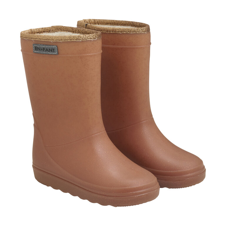 EN FANT EN FANT thermolaarzen kind glitter Mocha Bisque bruin laarzen