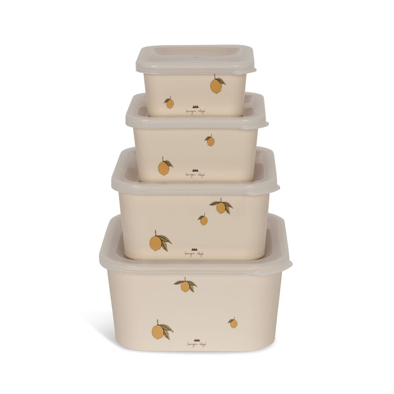 Konges Sløjd Food Container Set | Lemon