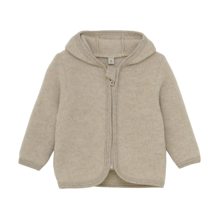 Huttelihut Jacket Wool Fleece | Camel Melange