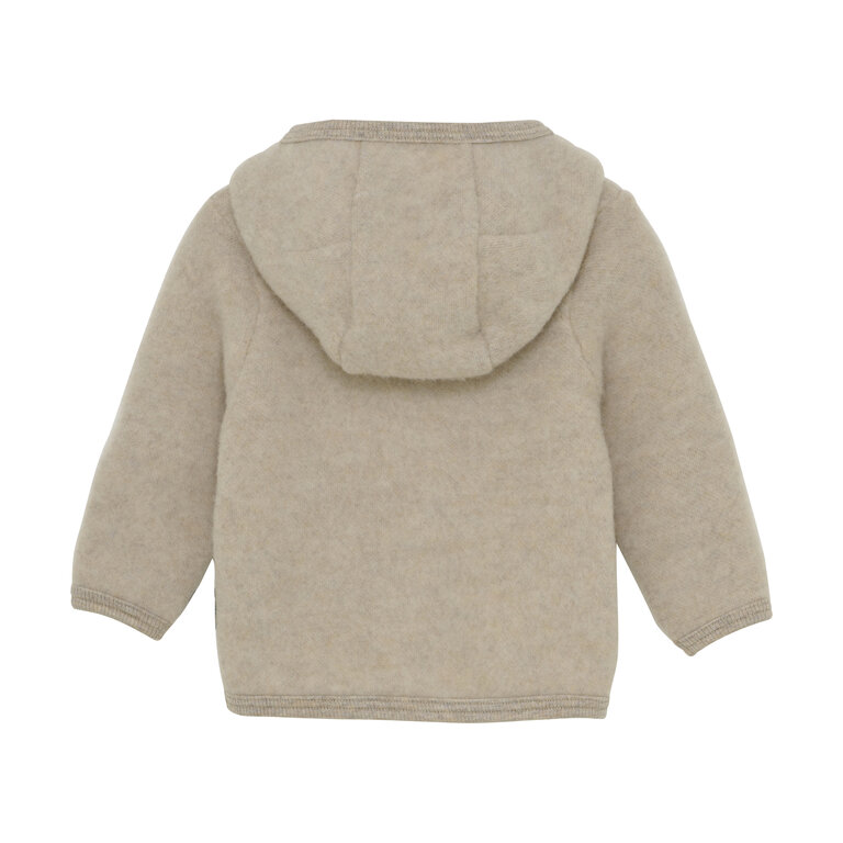 Huttelihut Jacket Wool Fleece | Camel Melange