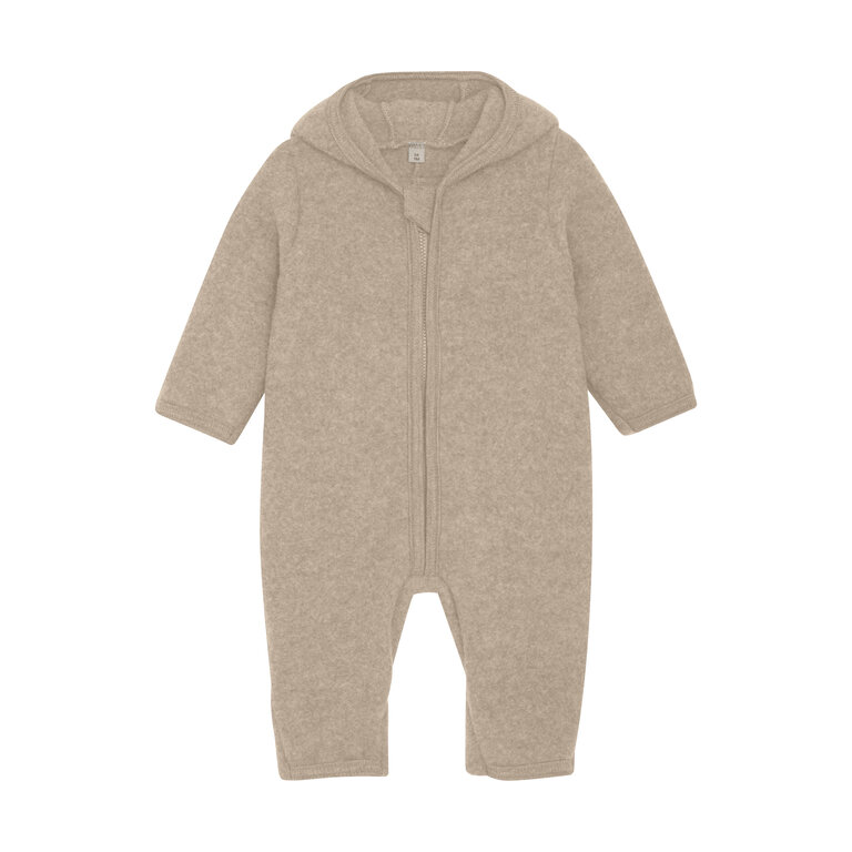 Huttelihut Pram Suit Wool Fleece | Camel Melange