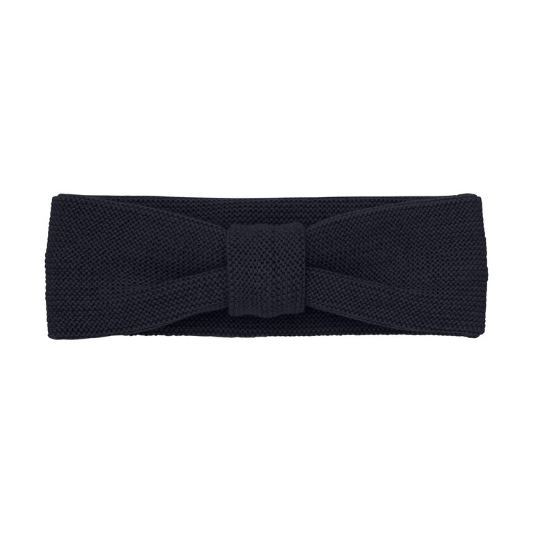 Huttelihut EN FANT haarband kind wol knit Dark Navy blauw