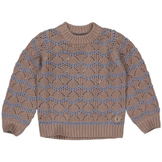 Levv Sweater Polly | Dark Taupe