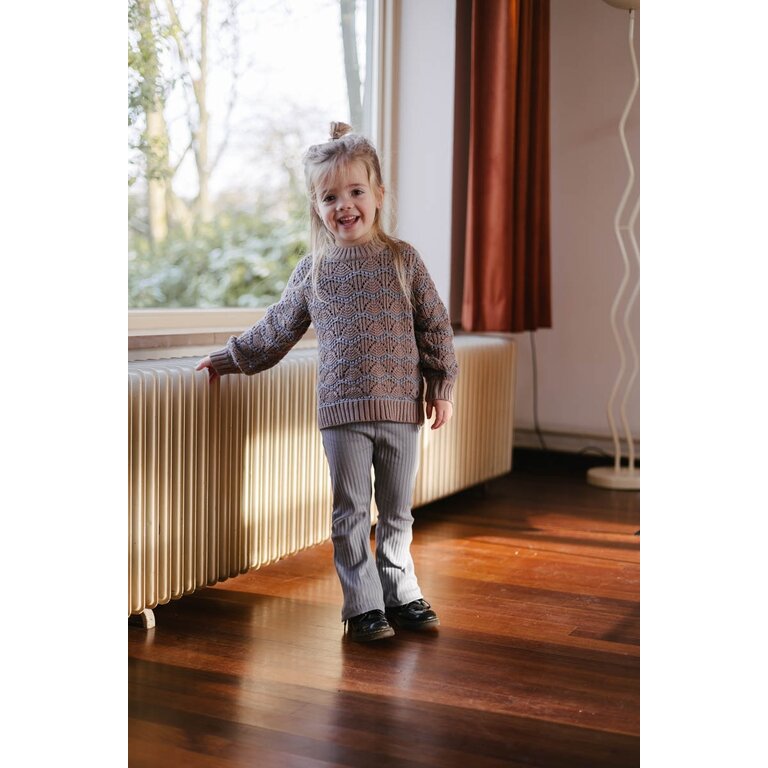 Levv Sweater Polly | Dark Taupe