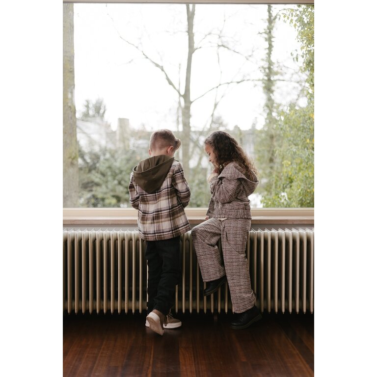 Levv LEVV broek jongen Prial pants Dark Taupe taupe