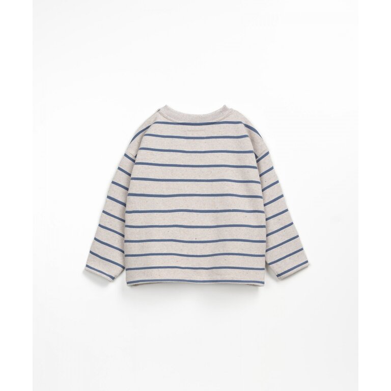 PLAY UP Striped Jersey T-shirt | Whale