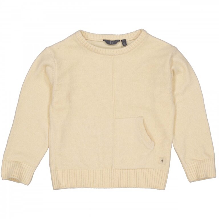 Levv LEVV trui jongen Phyl sweater Cream crème