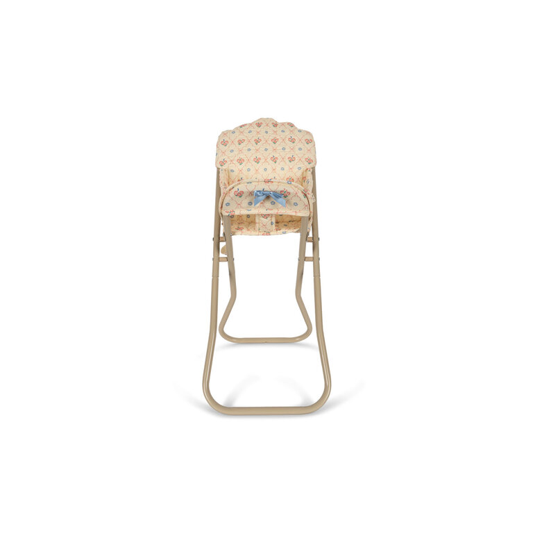 Konges Sløjd Konges Sløjd poppenstoel kind Doll High Chair Fleur Decor (bloemenprint)