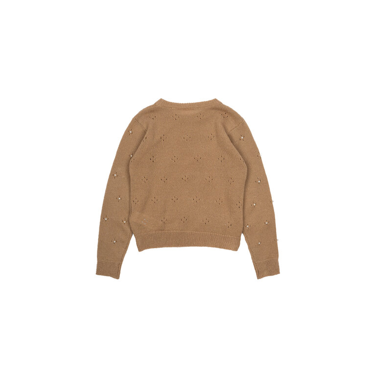 The New The New trui kind Michelle Knit Pullover Tannin (bruin)