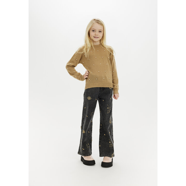 The New The New trui kind Michelle Knit Pullover Tannin (bruin)