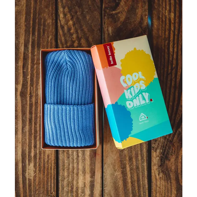 Hello Hossy  Hello Hossy muts kind Flow Ocean (blauw)