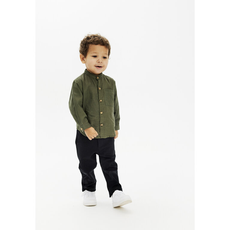 The New The New broek kind Jack Pants Black Beauty (zwart)