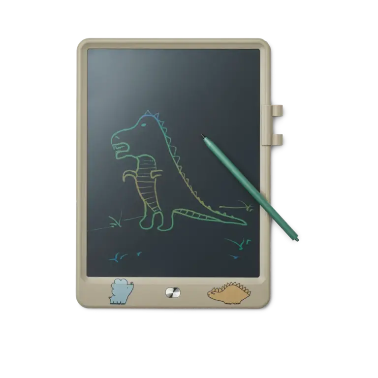 LIEWOOD LIEWOOD tekentablet 10 inch Dinosaurs Mist grijs