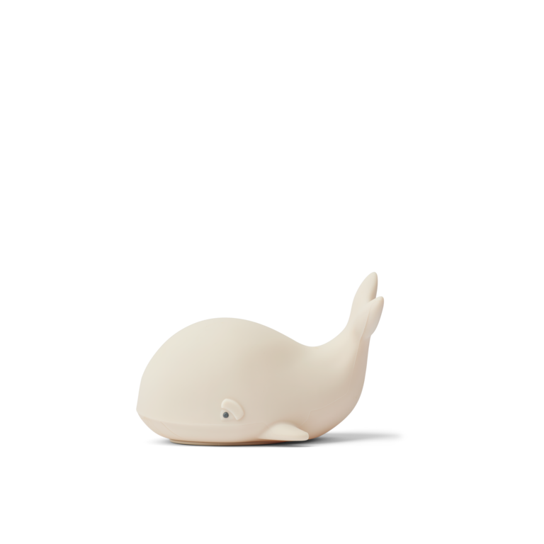 LIEWOOD LIEWOOD nachtlampje Winston Whale Sandy beige/wit