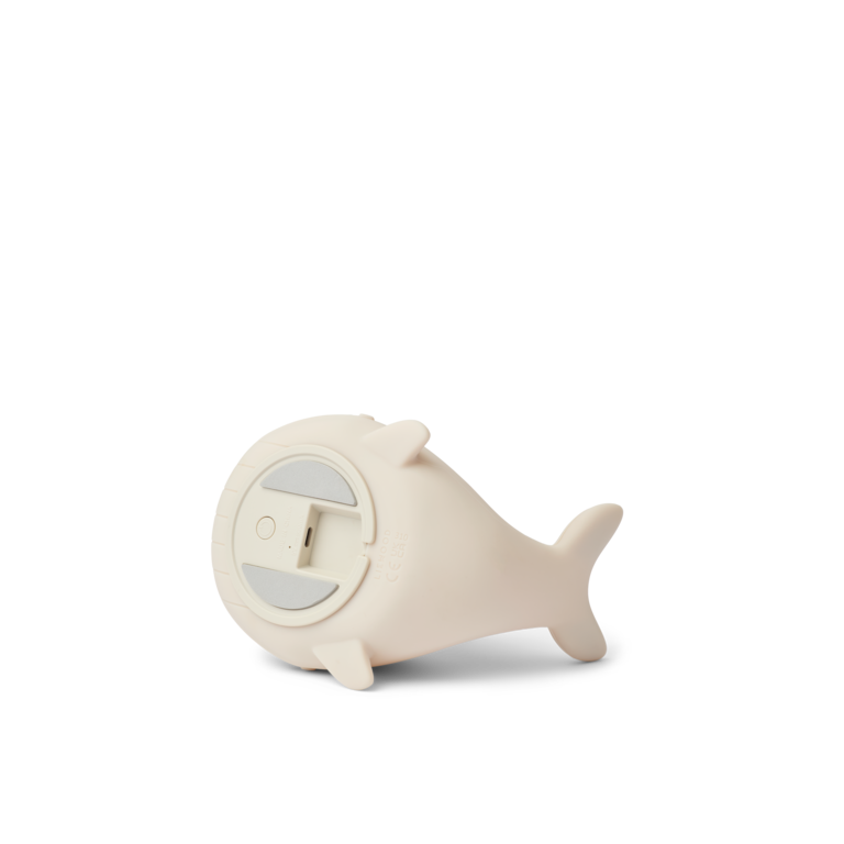 LIEWOOD LIEWOOD nachtlampje Winston Whale Sandy beige/wit