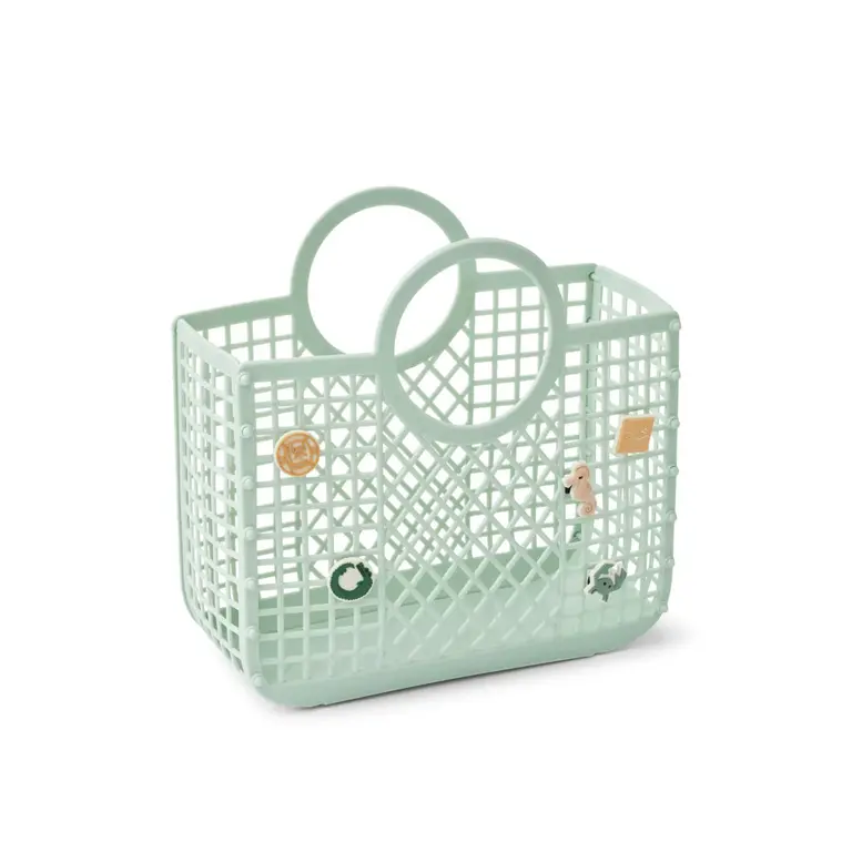 LIEWOOD LIEWOOD mandje/tas Samantha met charms Light Peppermint groen