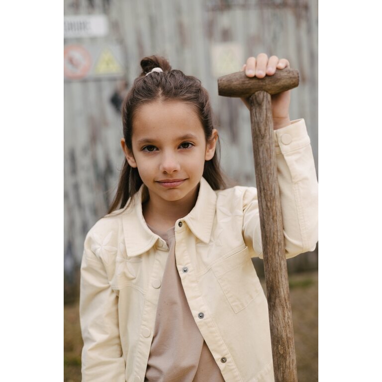 Levv LEVV jas meisje Sita jacket Cotton Cream crème