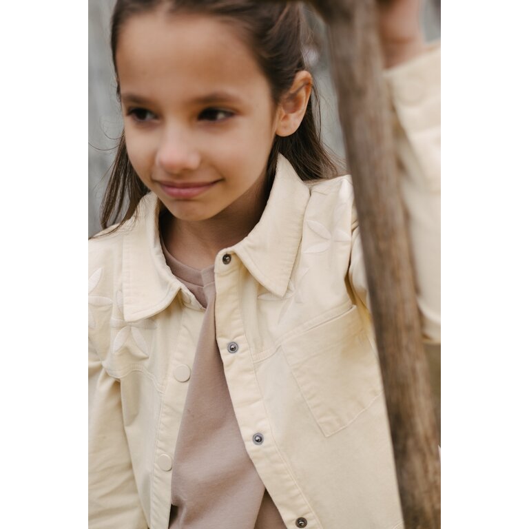 Levv LEVV jas meisje Sita jacket Cotton Cream crème