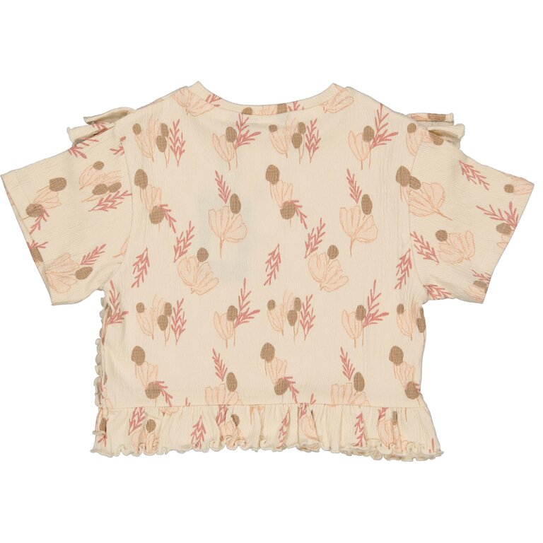 Levv Shirt Shai | Pink Leaves LEVV