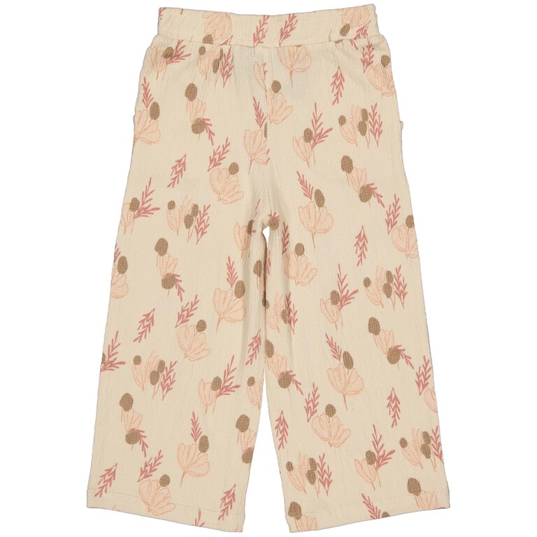 Levv LEVV korte broek meisje Suus short Pink Leaves roze met bladerenprint