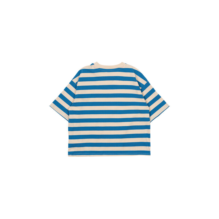 The New Nanny OS S_S Tee | White Swan Striped