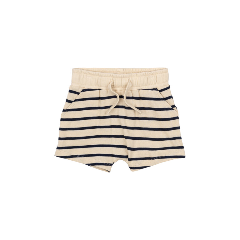 The New Nat Uni Shorts | Mood Indigo Striped