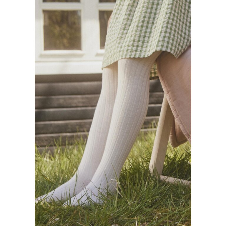 MP Denmark  MP Denmark | Cotton Rib Tights | Ecru