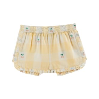 Emile et Ida Kort broekje | Short Vichy Cerise  | Pastel