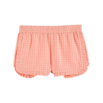 Emile et Ida Kort broekje | Short Vichy Pivoine | Rose